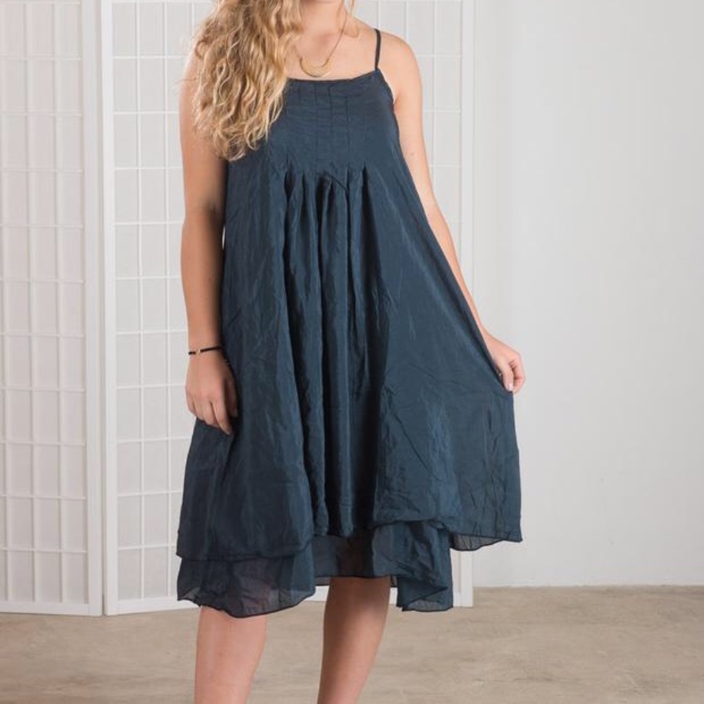 SOLD - NEW CP Shades Lia Boho Dress Ink Sz LG - Picture 3 of 8